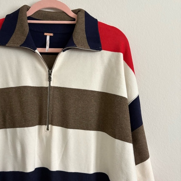 Free People Stripped Sweater- size small - Picture 4 of 16